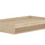 Flexa Grow Gulvseng Med Hylde - 125,5x204cm