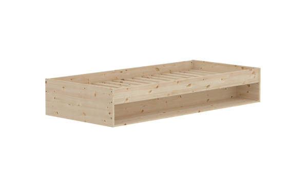 Flexa Grow Gulvseng Med Hylde - 94,6x204cm