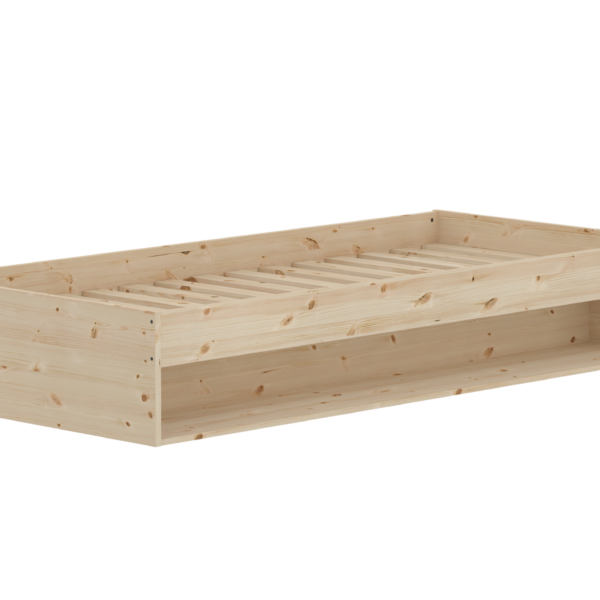 Flexa Grow Gulvseng Med Hylde - 94,6x204cm