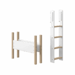Flexa Nor Lige Stige og Ben - Hvid/eg