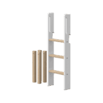 Flexa Nor Lige Stige og Forlængerstykker - Hvid/eg