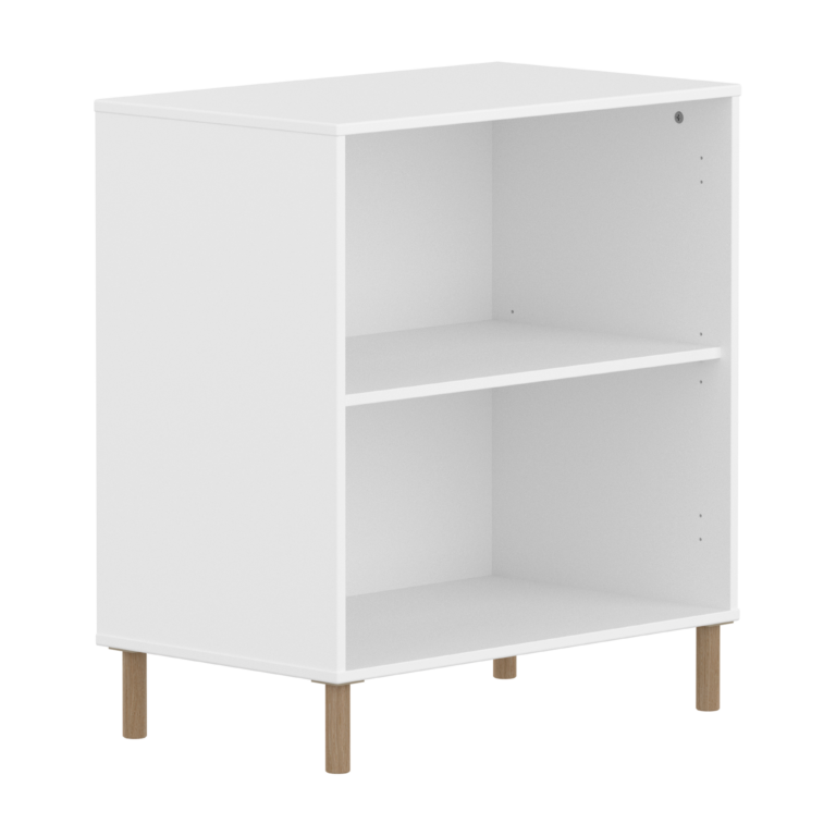 Flexa Saga Reol 84x75,5x45 Hvid/egetræ