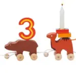 Fødselsdagstog i cirkus tema