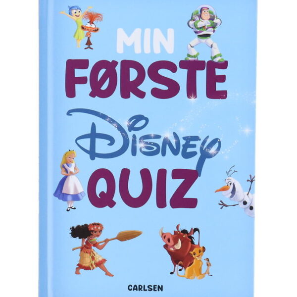 Forlaget Carlsen Aktivitestbog - Min første Disney-quiz