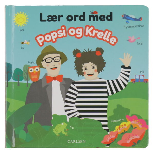 Forlaget Carlsen Billedbog - Lær Ord Med Popsi og Krelle - Dansk