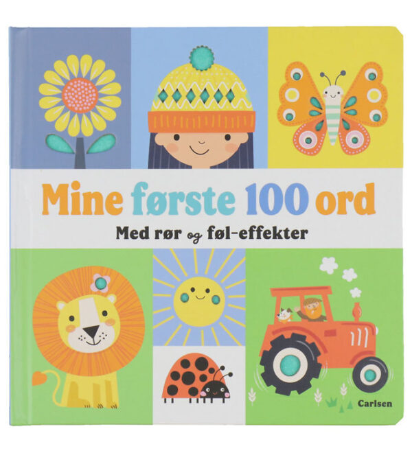 Forlaget Carlsen Bog - Mine Første 100 Ord Med Rør Og Føleffekte