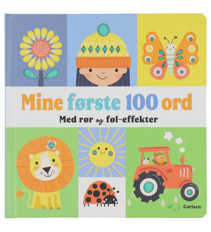 Forlaget Carlsen Bog - Mine Første 100 Ord Med Rør Og Føleffekte
