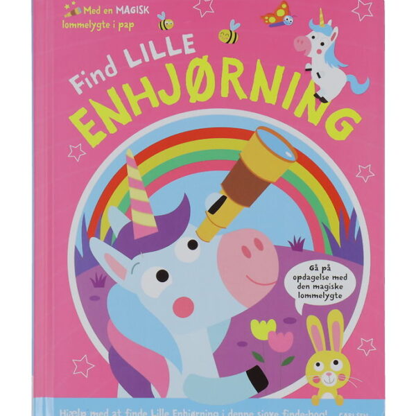Forlaget Carlsen Bog m. Magisk Lommelygte - Find Lille Enhjørnin