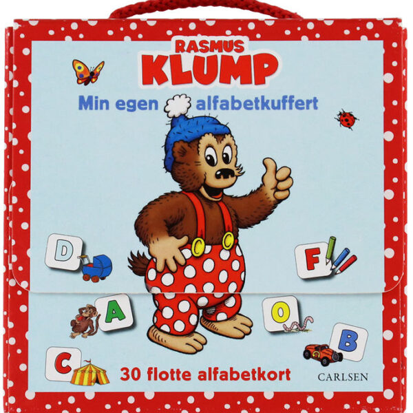 Forlaget Carlsen Bogstavkort - Rasmus Klump - Min Egen Alfabetku