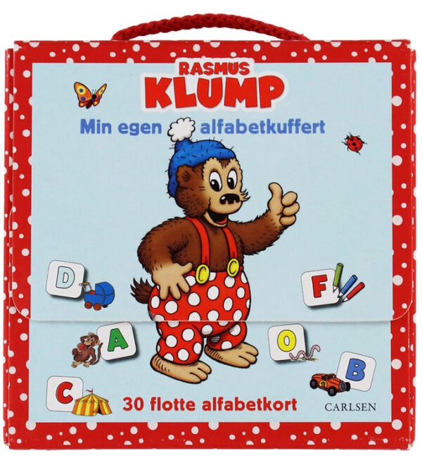 Forlaget Carlsen Bogstavkort - Rasmus Klump - Min Egen Alfabetku