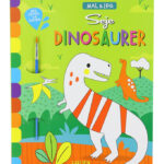 Forlaget Carlsen Malebog - Mal og Leg - Seje Dinosaurer