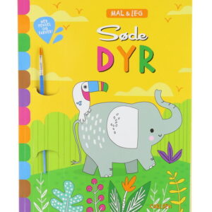 Forlaget Carlsen Malebog - Mal og leg - m. Farver og Pensel