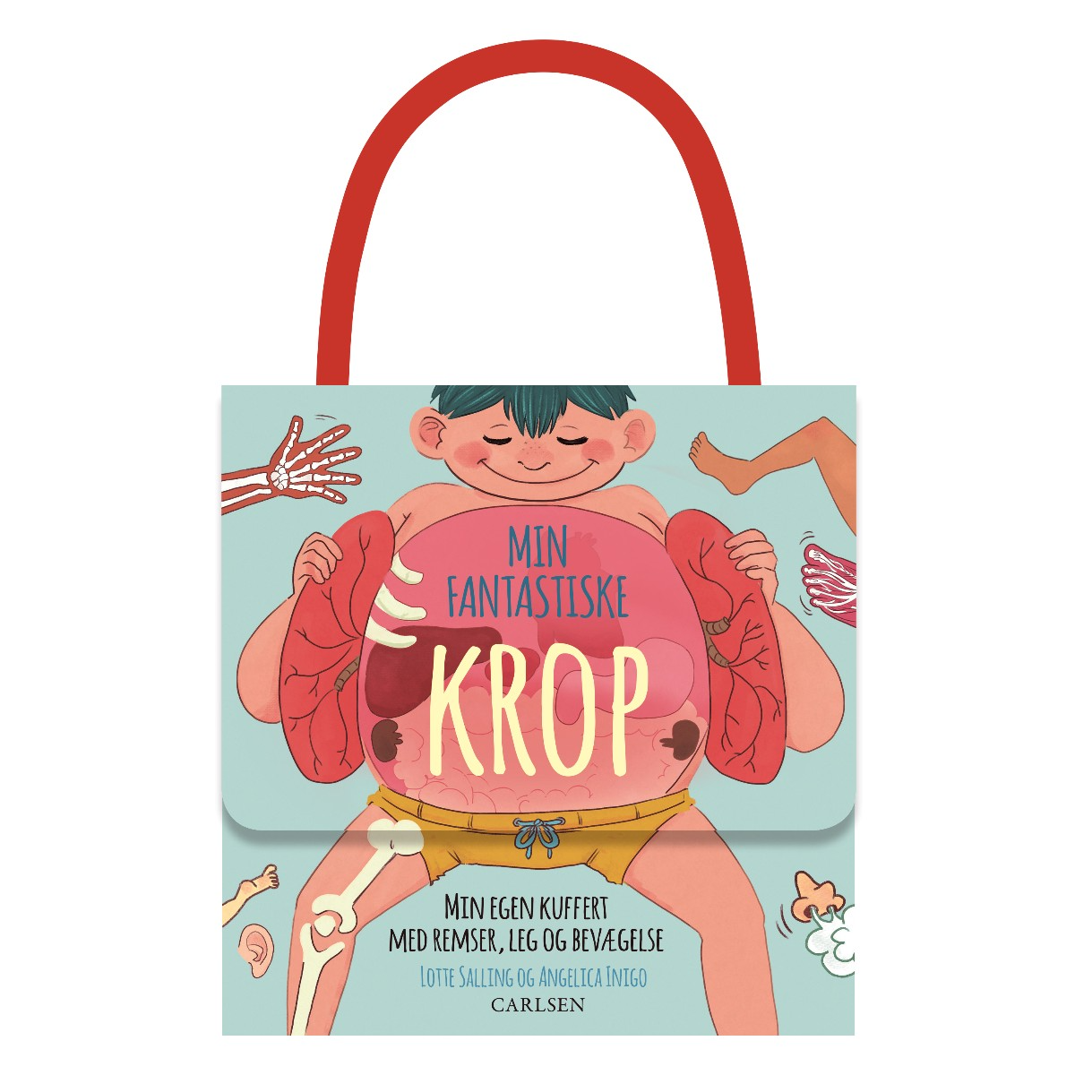 Forlaget Carlsen | Min fantastiske krop - Min egen kuffert...
