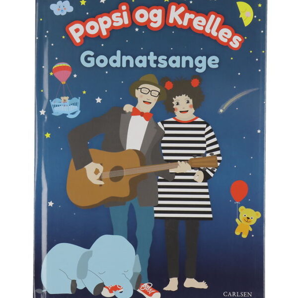 Forlaget Carlsen Sangbog - Popsi og Krelles Godnatsange - Dansk