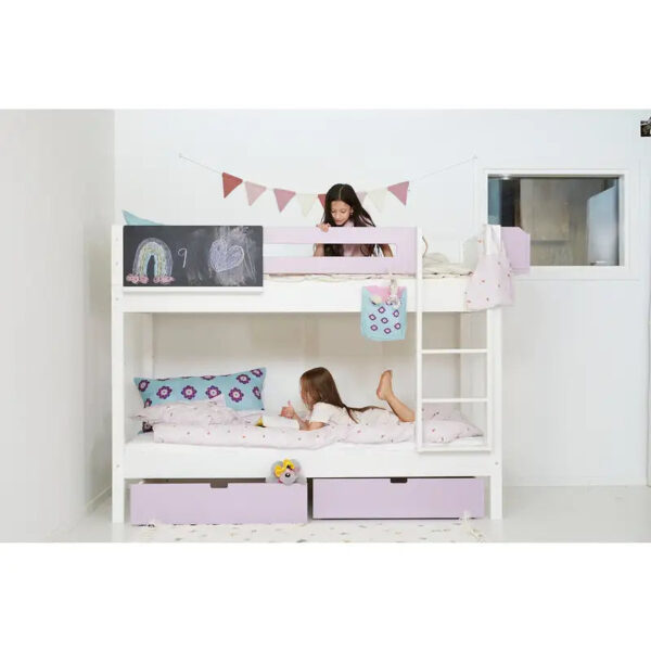 Frigg Køjeseng Med Åben Senghest Light Rose