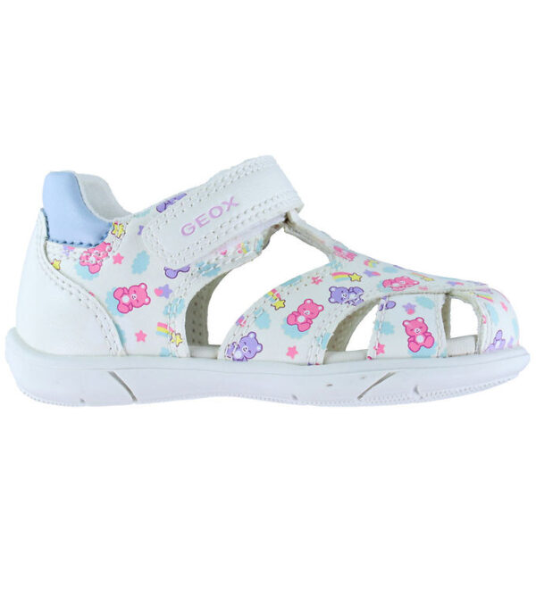 Geox Sandaler - Zapito - Hvid/Lyseblå m. Bamser