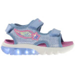 Geox Sandaler m. lys - Ciberdron - Sky/Fuchsia