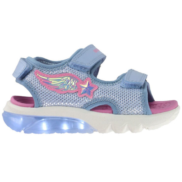 Geox Sandaler m. lys - Ciberdron - Sky/Fuchsia