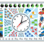 Girafprodukter | Dækkeserviet - Hvad er klokken?