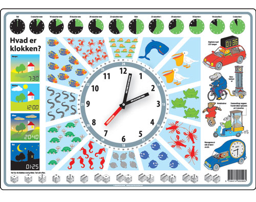 Girafprodukter | Dækkeserviet - Hvad er klokken?