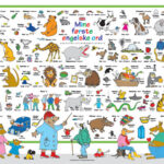 Girafprodukter | Dækkeserviet- Mine første engelske ord