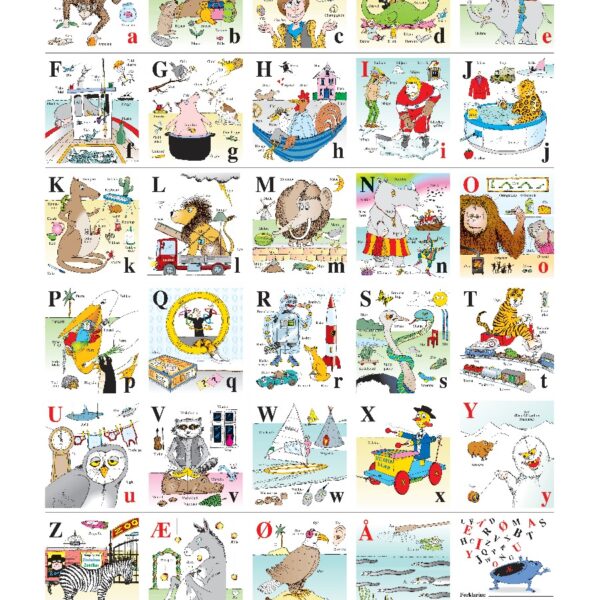 Girafprodukter | Plakat 60 x 80 cm. - ABC