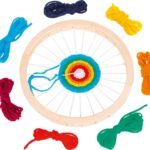 Goki | Væveramme i træ - Rund, Ø 18 cm.