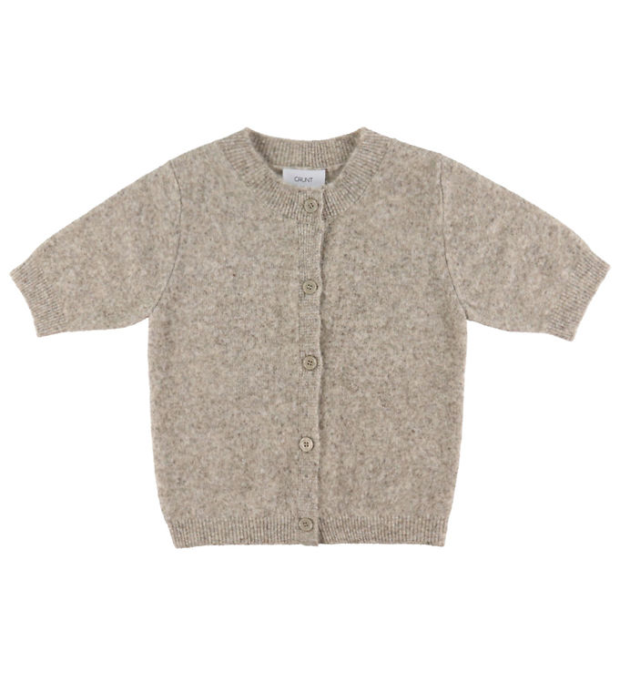 Grunt Cardigan - Strik - GrIsa - Nature