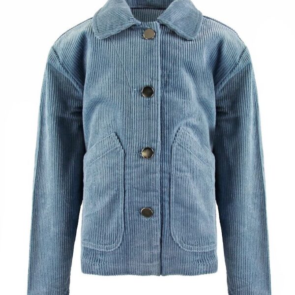 Grunt Jakke - Hunn - Fløjl - Baby Blue