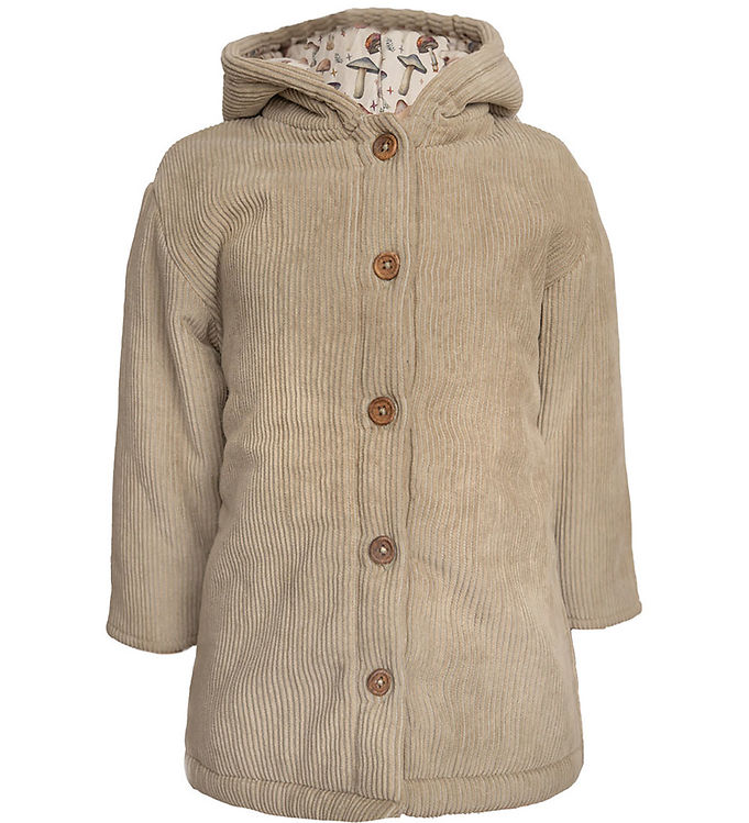 Hanevild Jakke - Fløjl - Mushroom - Coriander