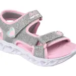 Heart Lights Sandals - Silver - 27