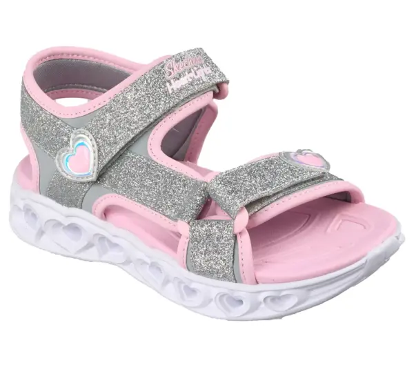Heart Lights Sandals - Silver - 27
