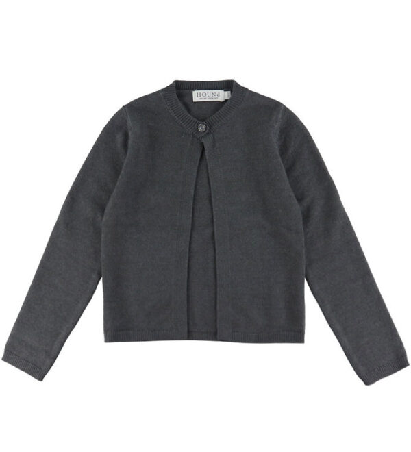 Hound Cardigan - Strik - HdLaura - Mørkegråmeleret