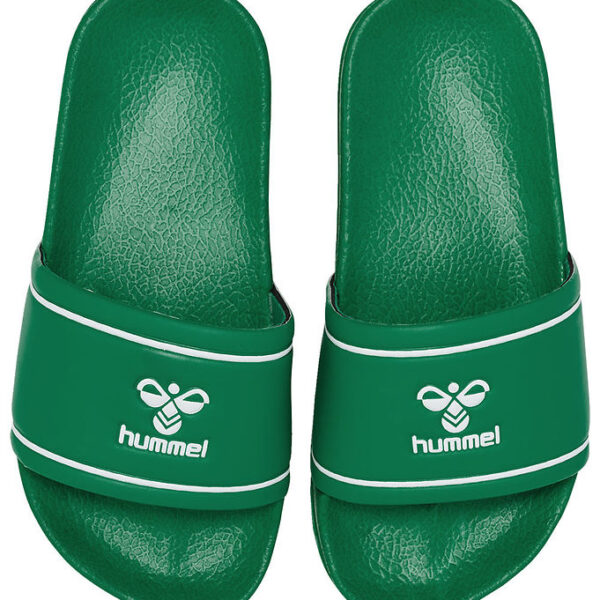 Hummel Badesandaler - Pool Slide Jr - Grøn/Hvid