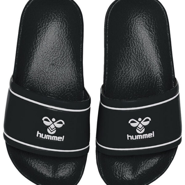 Hummel Badesandaler - Pool Slide Jr - Sort/Hvid Hummel Badesandaler - Pool Slide Jr - Sort/Hvid