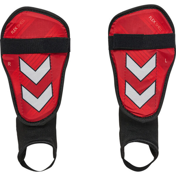 Hummel Benskinner - HmlShin Guards Flex Shell - Pompeian Red