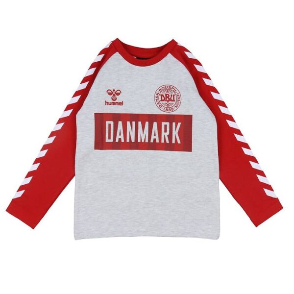 Hummel Bluse - DBU - hmlHooray - Gråmeleret/Rød