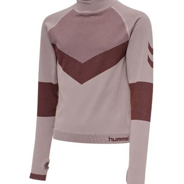 Hummel Bluse - HMLKith - Cropped - Gammelrosa m. Bordeaux