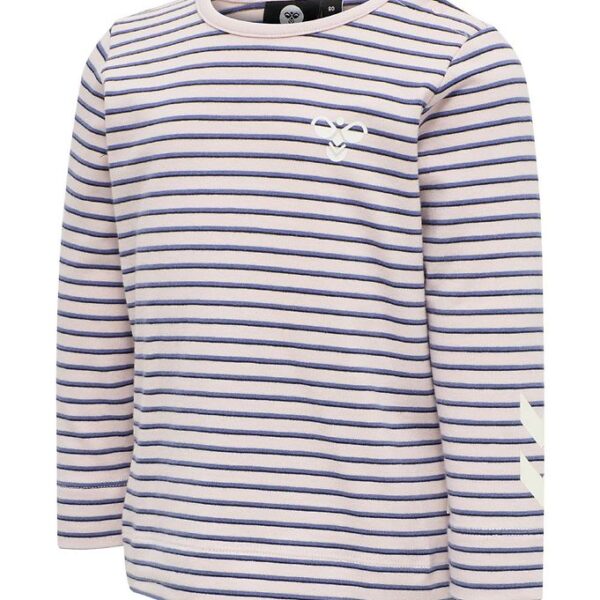 Hummel Bluse - HMLKoral - Lyserød/Lillastribet