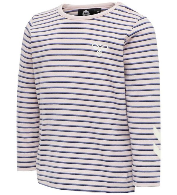 Hummel Bluse - HMLKoral - Lyserød/Lillastribet Hummel Bluse - HMLKoral - Lyserød/Lillastribet