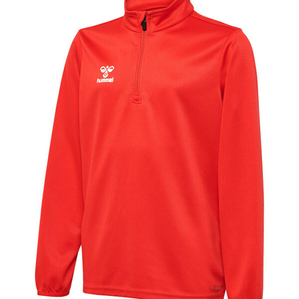 Hummel Bluse - HmlEssential Half Zip - True Red