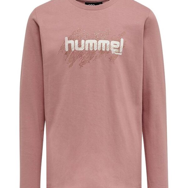 Hummel Bluse - hmlAsta - Wood Rose m. Hvid