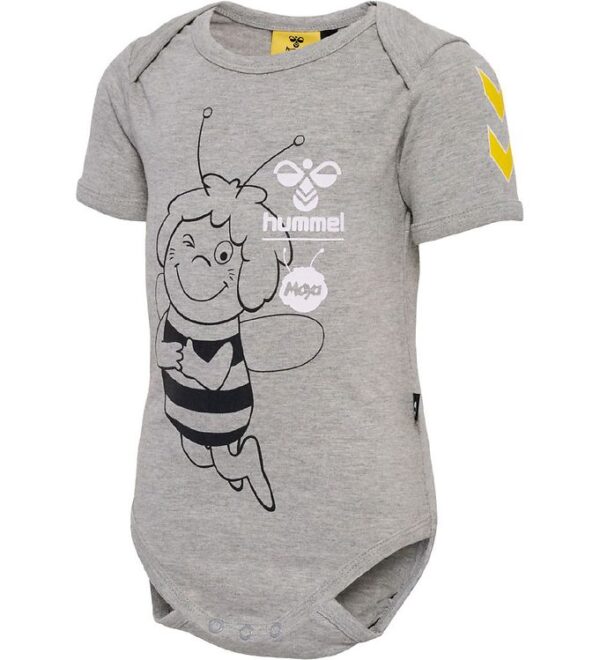 Hummel Body k/æ - Maya The Bee - Gråmeleret Hummel Body k/æ - Maya The Bee - Gråmeleret
