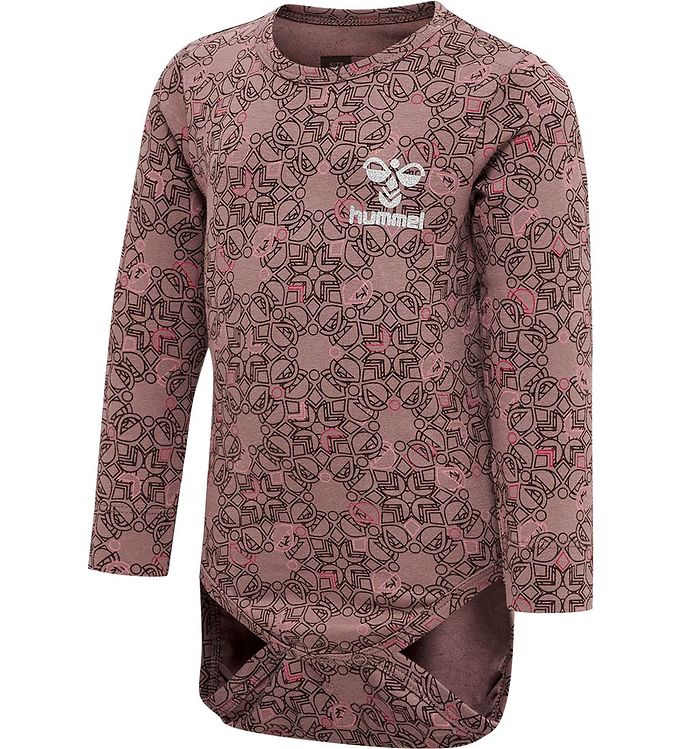 Hummel Body l/æ - hmlFia - Deep Taupe m. Sølvglimmer