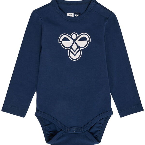 Hummel Body l/æ - hmlMini - Dress Blues m. Logo
