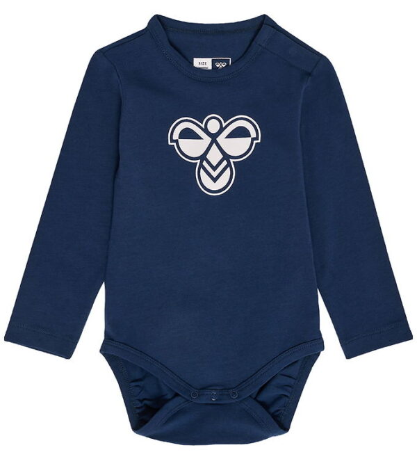 Hummel Body l/æ - hmlMini - Dress Blues m. Logo