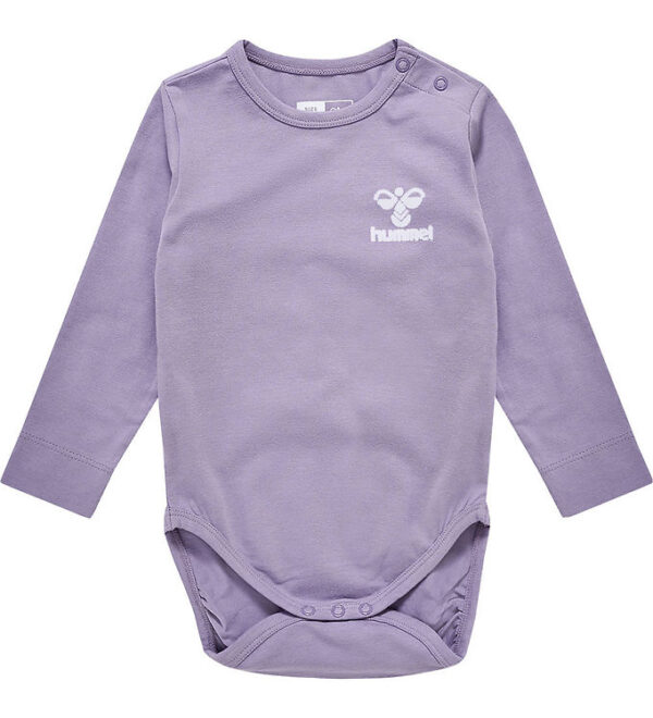 Hummel Body l/æ - hmlMino - Lavender m. Logo