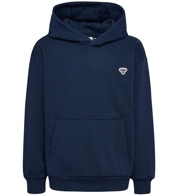 Hummel Hættetrøje - hmlJr - Loose Hoodie - Dress Blue