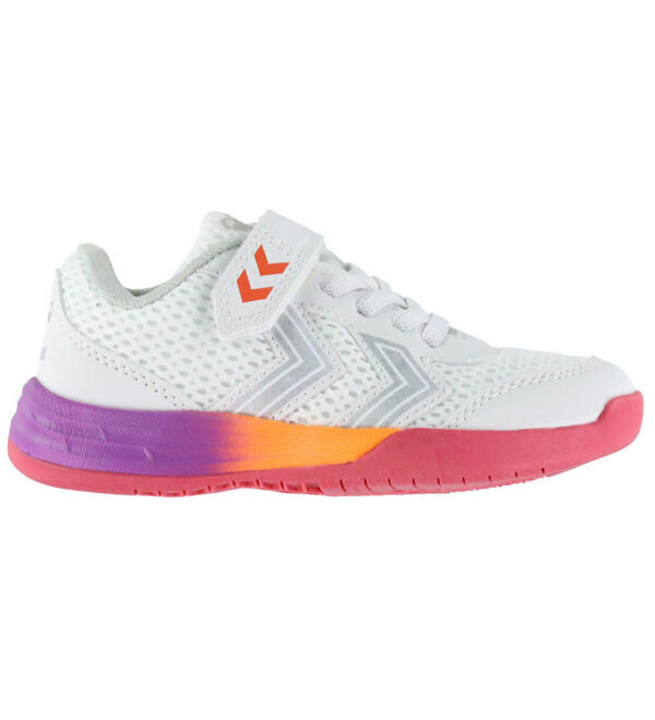 Hummel Indendørssko - Multiplay Flex VC JR - Hvid/Pink Hummel Indendørssko - Multiplay Flex VC JR - Hvid/Pink