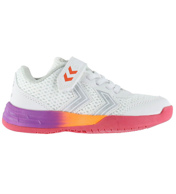 Hummel Indendørssko - Multiplay Flex VC JR - Hvid/Pink